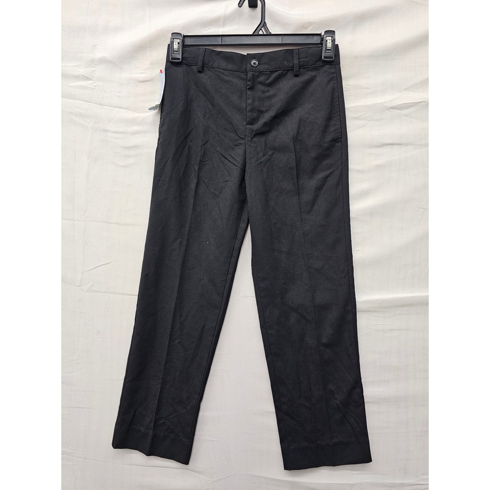 Cat & Jack Boys Dress Pants Black Polyester Blend School Casual Size 12